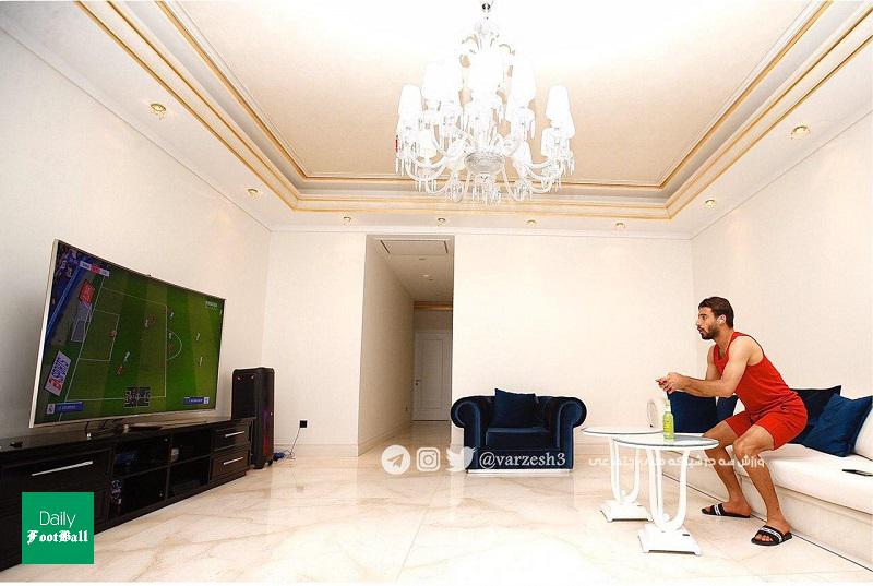 قرنطینه شجاع خلیل زاده و همسرش در خانه لاکچری +تصاویر