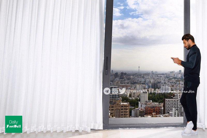 قرنطینه شجاع خلیل زاده در خانه لاکچری +تصاویر