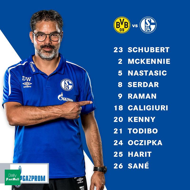 ترکیب دورتموند و شالکه برای بازی امروز 27 اردیبهشت 99