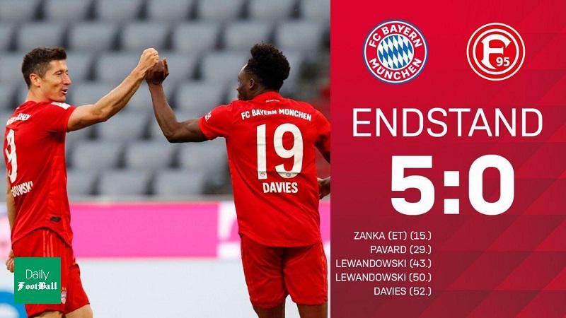 نتیجه بازی بایرن مونیخ و دوسلدورف/ پیروزی پرگل باواریایی ها