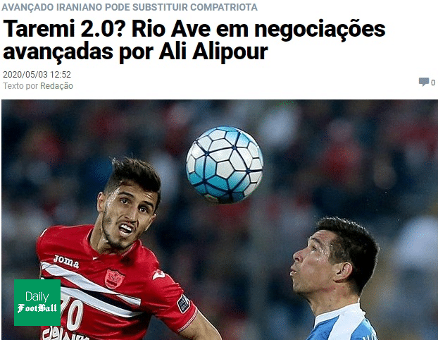 علی علیپور جا پای مهدی طارمی می گذارد