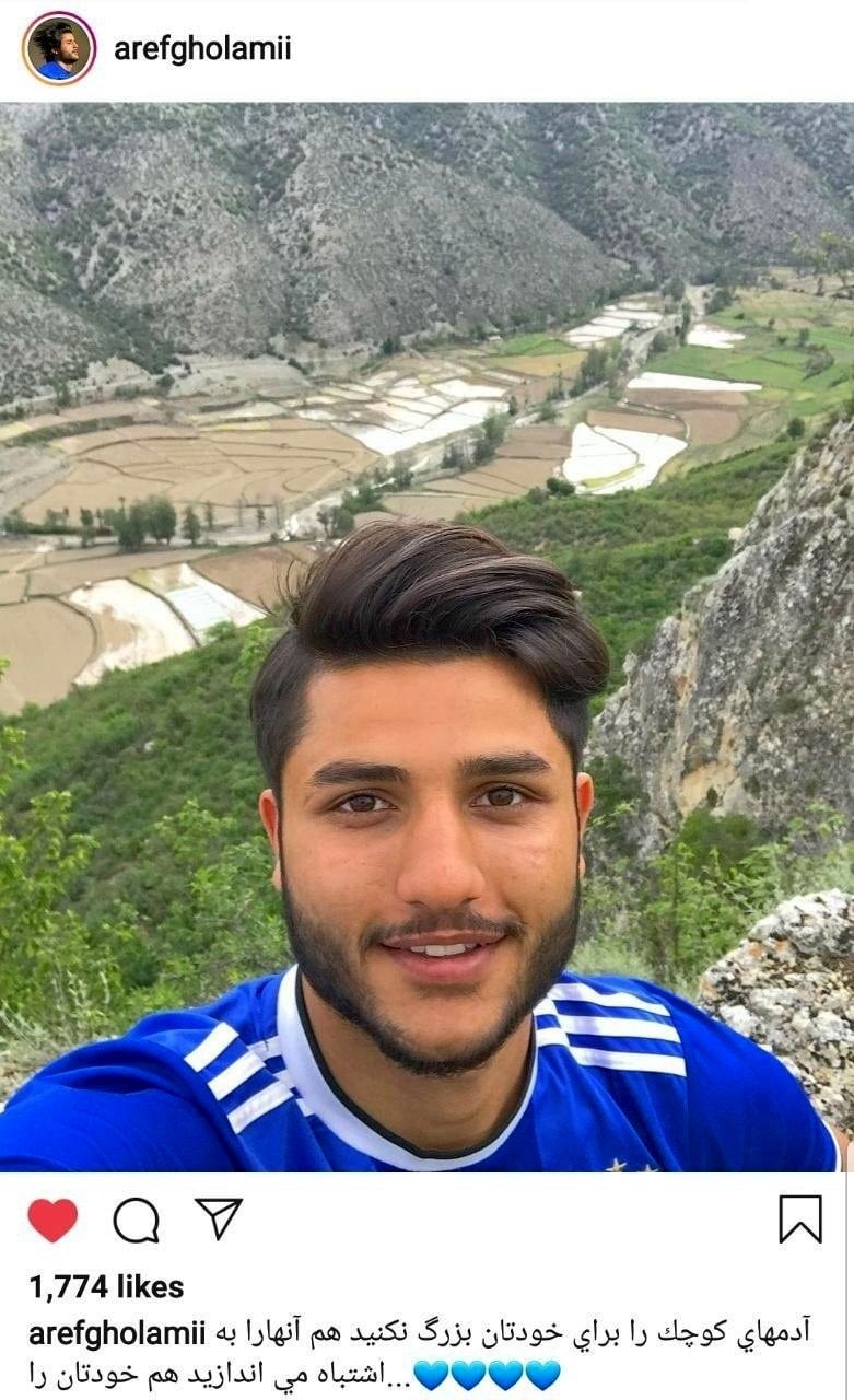 کنایه سنگین ستاره جوان استقلال در اینستاگرام