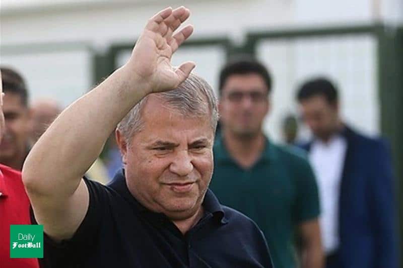 علی پروین در تمرین پرسپولیس