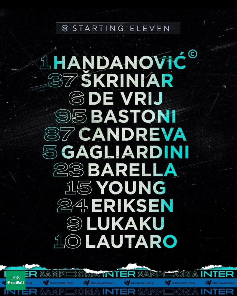 ترکیب اینتر مقابل سمپدوریا برای بازی امشب 1 تیر 99