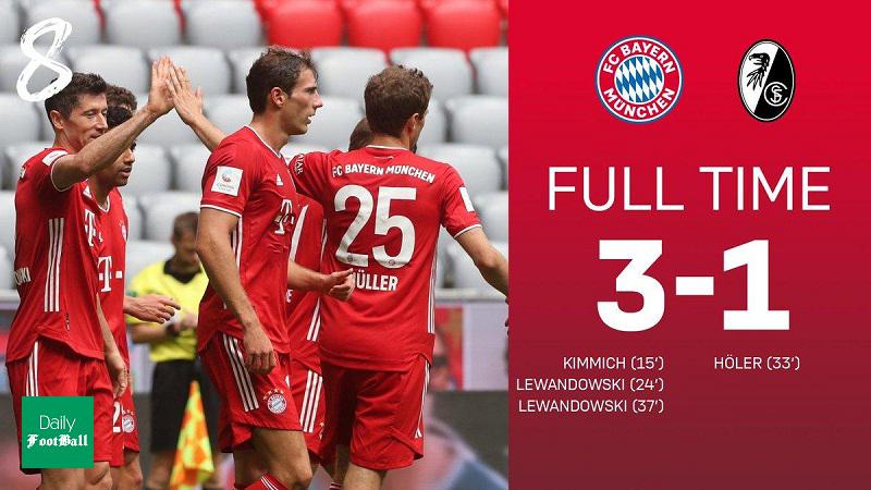 نتیجه بازی بایرن مونیخ و فرایبورگ/ پیروزی راحت باواریایی ها