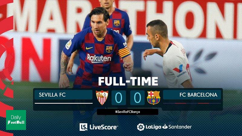 نتیجه بازی بارسلونا و سویا/ توقف بارسا به نفع رئال
