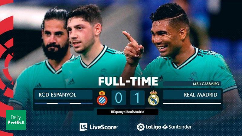 نتیجه بازی رئال مادرید و اسپانیول/ رئال بارسا را جا گذاشت