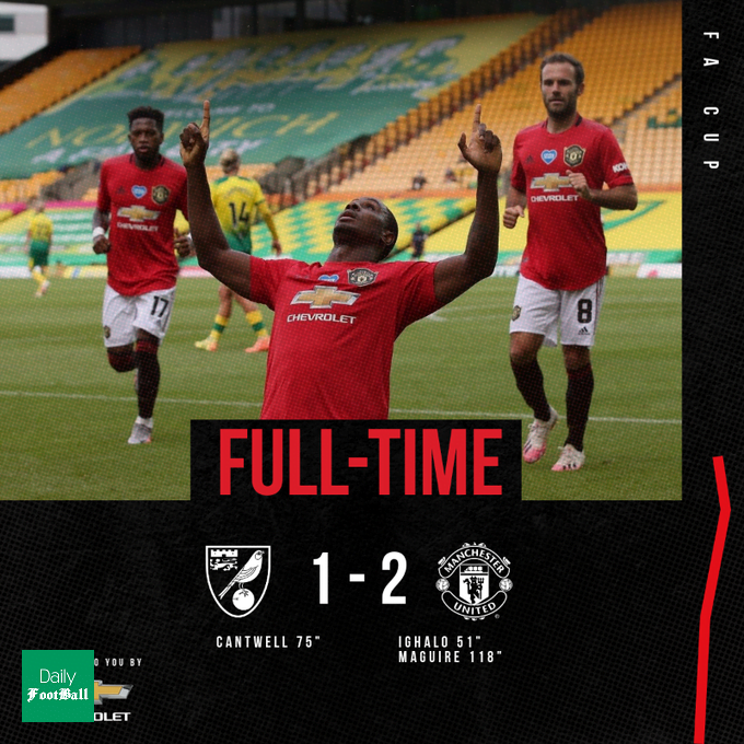 نتیجه بازی منچستریونایتد و نوریچ سیتی/ صعود سخت شیاطین سرخ