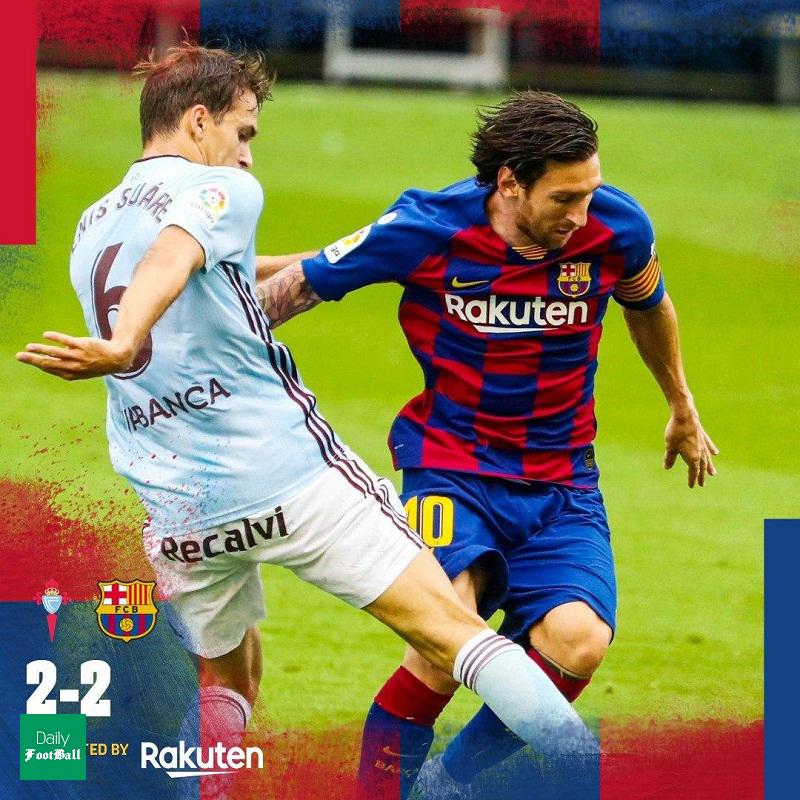 نتیجه بازی بارسلونا و سلتاویگو/ هدیه بارسا به رئال مادرید