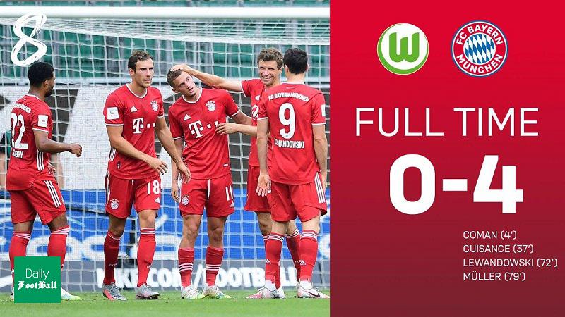 نتیجه بازی بایرن مونیخ و ولفسبورگ/ پایان خوش باواریایی ها در بوندس لیگا
