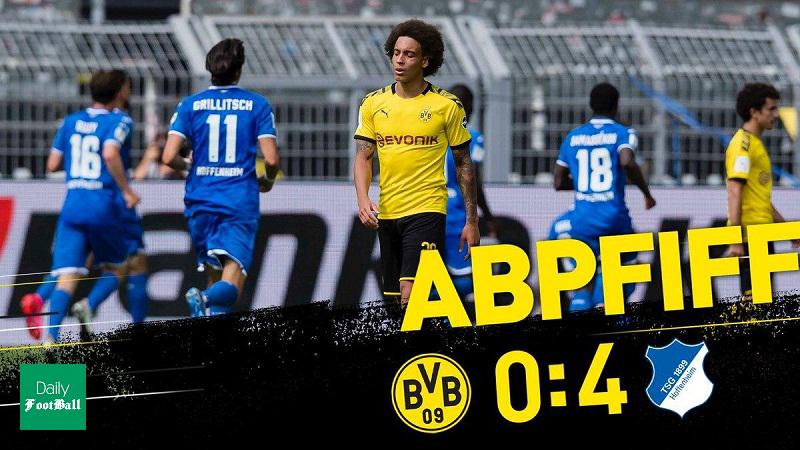 نتیجه بازی دورتموند و هوفنهایم/ دورتموند تحقیر شد