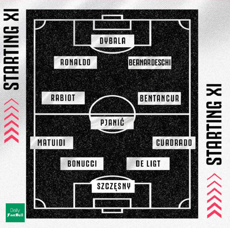 ترکیب یوونتوس مقابل لچه برای بازی امشب 6 تیر 99