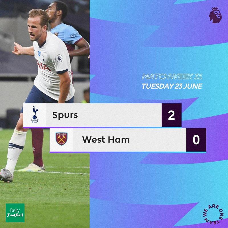 نتیجه بازی تاتنهام و وستهام/ امیدهای تاتنهام زنده ماند