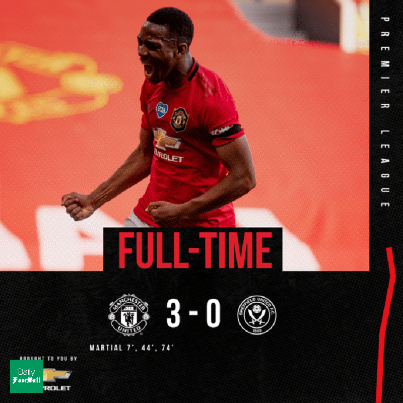 نتیجه بازی منچستریونایتد و شفیلد یونایتد/ برتری قاطع شیاطین سرخ