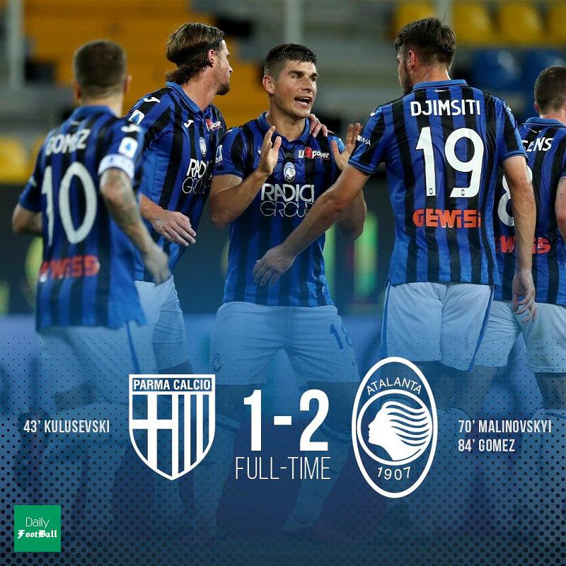 نتیجه بازی پارما و آتالانتا/ کامبک آتالانتا در خانه پارما