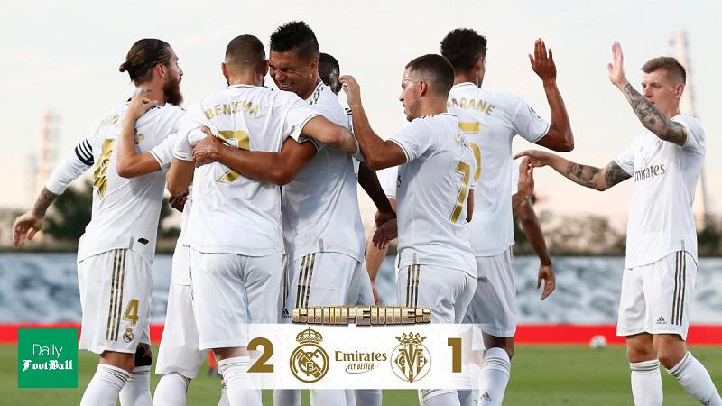 نتیجه بازی رئال مادرید و ویارئال/ رئال قهرمان لالیگا شد