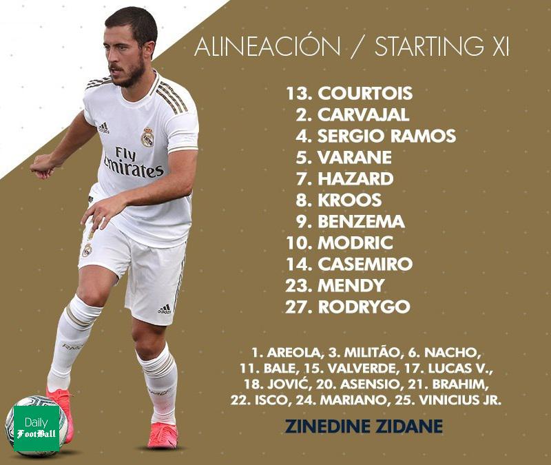 ترکیب رئال مادرید مقابل ویارئال برای بازی امشب 26 تیر 99