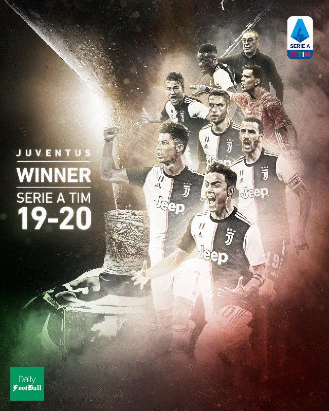 نتیجه بازی یوونتوس و سمپدوریا/ یوونتوس برای نهمین بار متوالی قهرمان سری آ شد