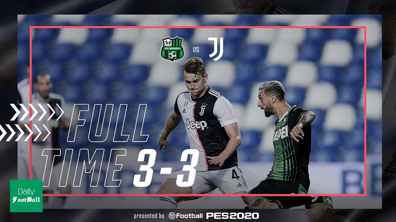 نتیجه بازی یوونتوس و ساسولو/ توقف یووه در خانه ساسولو