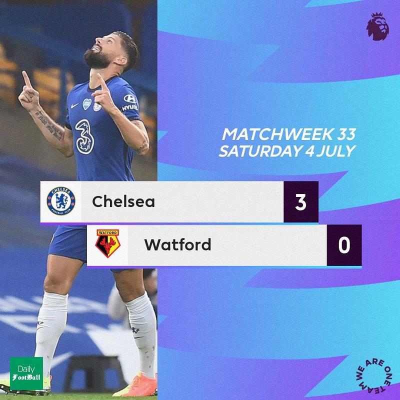 نتیجه بازی چلسی و واتفورد/ پیروزی راحت شاگردان لمپارد