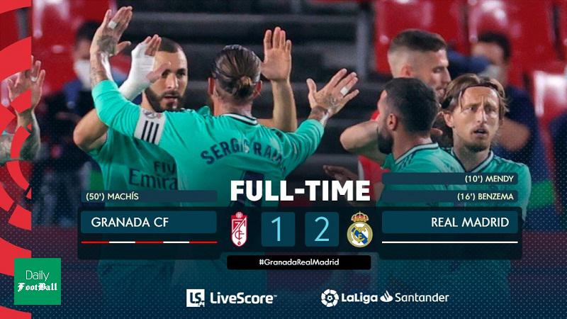 نتیجه بازی رئال مادرید و گرانادا/ یک قدم تا قهرمانی