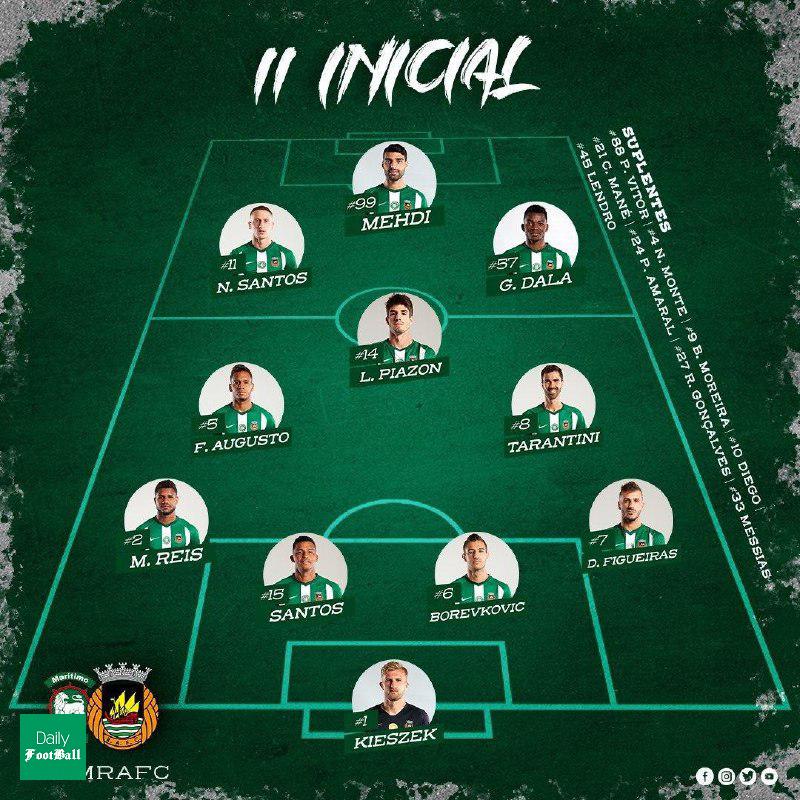 مهدی طارمی در ترکیب اصلی ریو آوه مقابل ماریتیمو