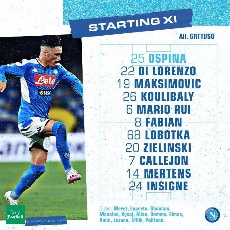 ترکیب ناپولی و میلان برای بازی امشب 22 تیر 99