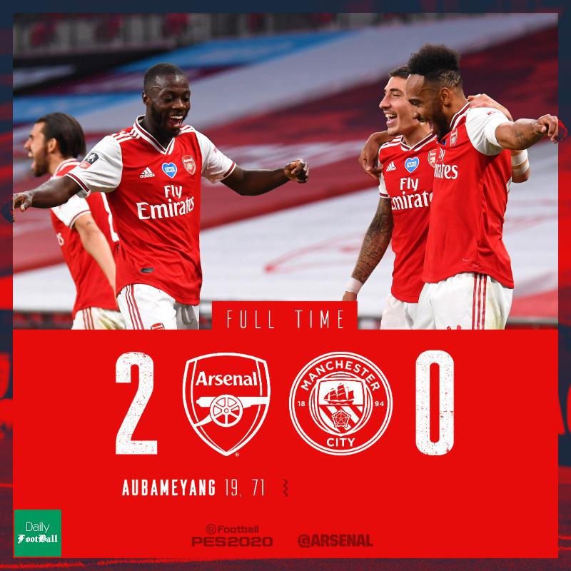 نتیجه بازی آرسنال و منچسترسیتی/ آرسنال راهی فینال جام حذفی انگلیس شد