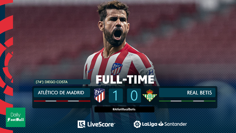 نتیجه بازی اتلتیکو مادرید و رئال بتیس/ پیروزی سخت شاگردان سیمئونه