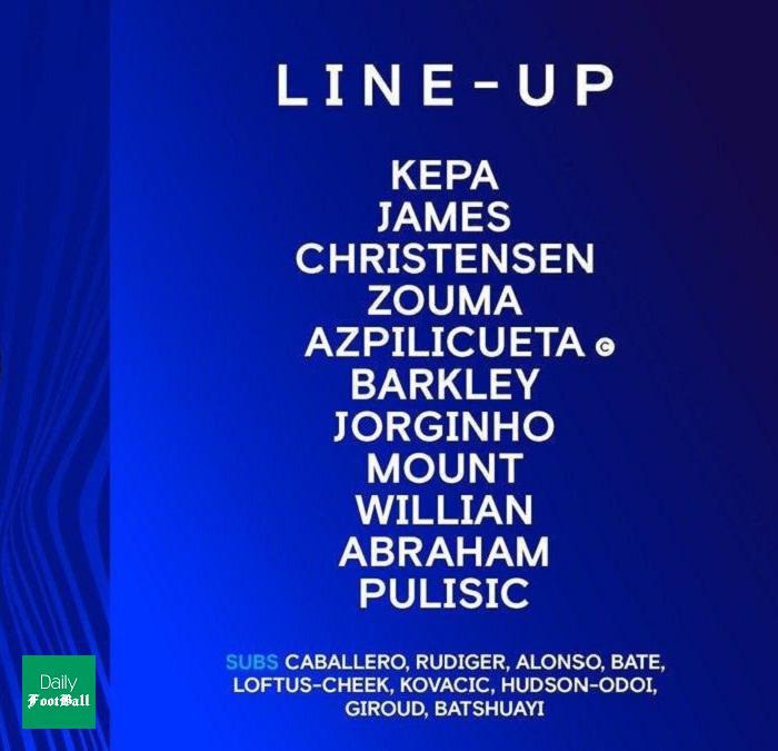 ترکیب چلسی مقابل شفیلد یونایتد برای بازی امشب 21 تیر 99