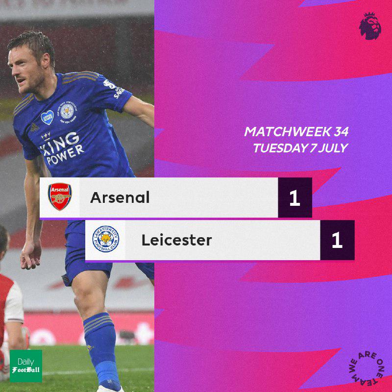 نتیجه بازی آرسنال و لسترسیتی/ فرار لستر از شکست