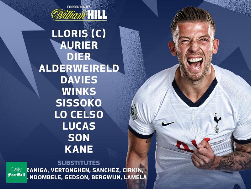 ترکیب تاتنهام مقابل اورتون برای بازی امشب 16 تیر 99