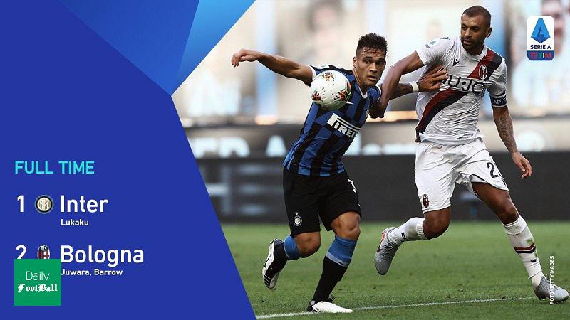 نتیجه بازی اینتر و بولونیا/ شکست خانگی شاگردان کونته