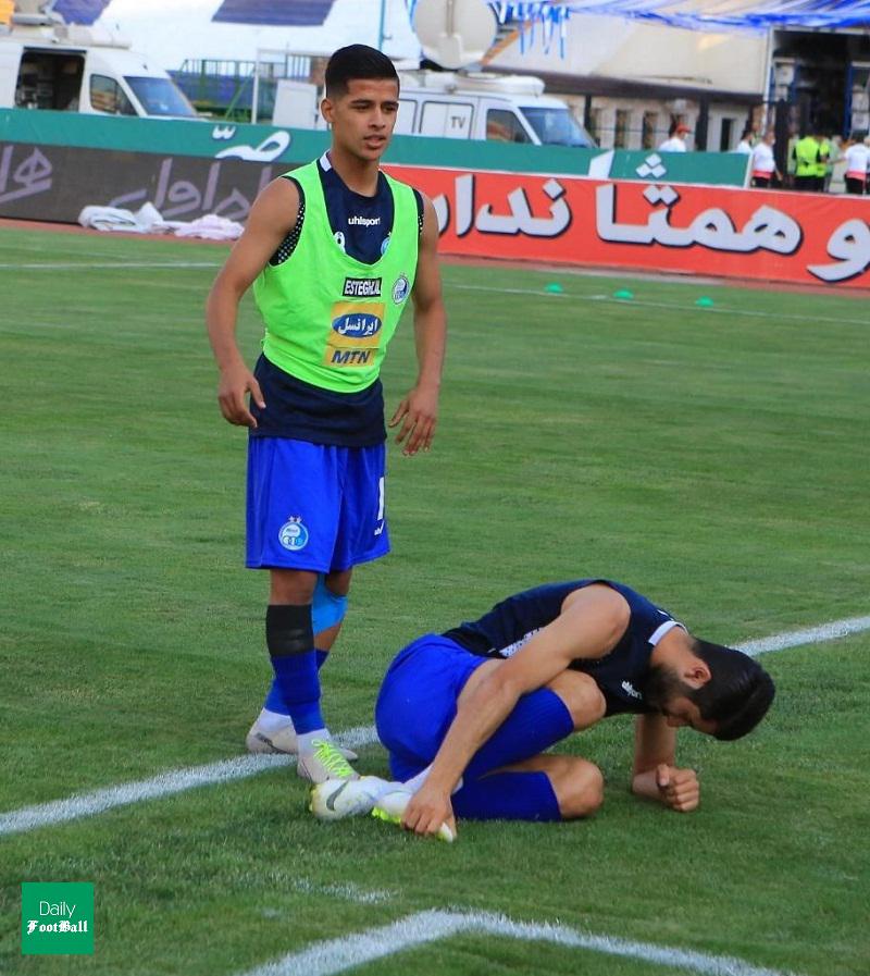 مصدومیت علی کریمی و عارف غلامی پیش از آغاز دربی