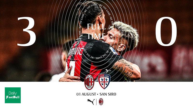 نتیجه بازی میلان و کالیاری/ پیروزی خانگی روسونری