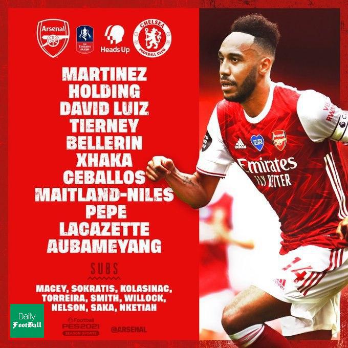 ترکیب آرسنال و چلسی برای بازی امشب 11 مرداد 99