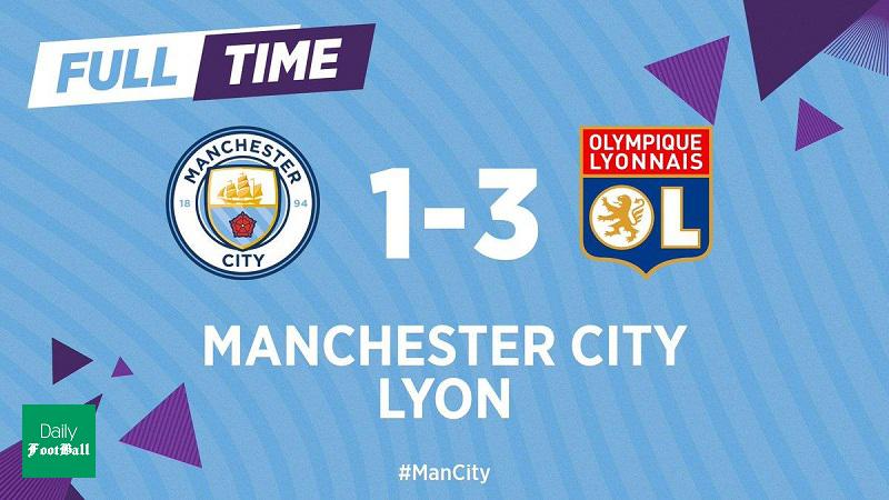 نتیجه بازی منچسترسیتی و لیون/ صعود تاریخی لیون به نیمه نهایی لیگ قهرمانان اروپا