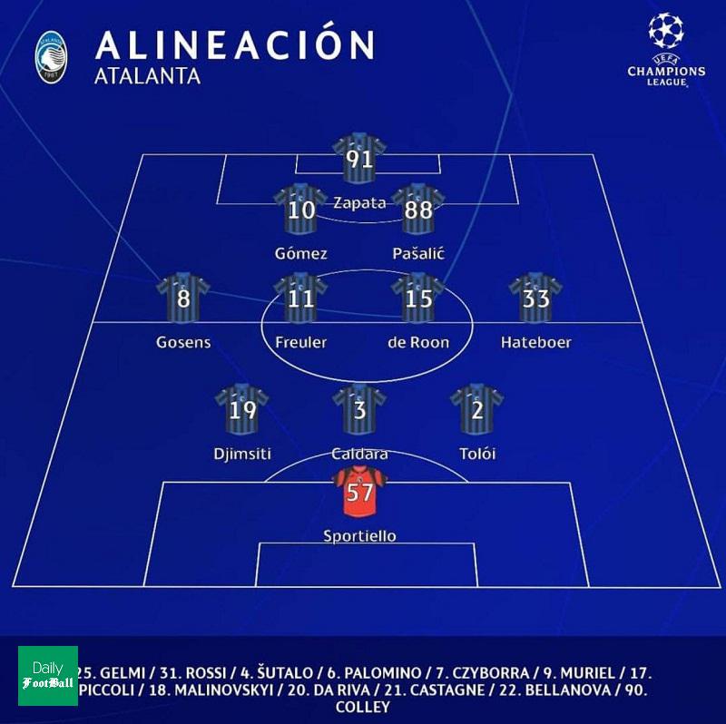 ترکیب آتالانتا و پاری سن ژرمن برای بازی امشب 22 مرداد 99