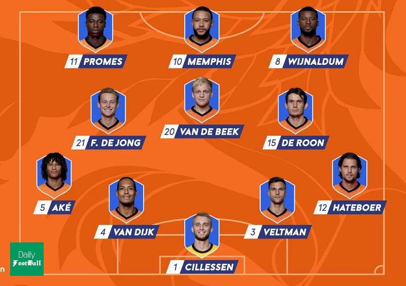 ترکیب هلند و ایتالیا برای بازی امشب 17 شهریور 99