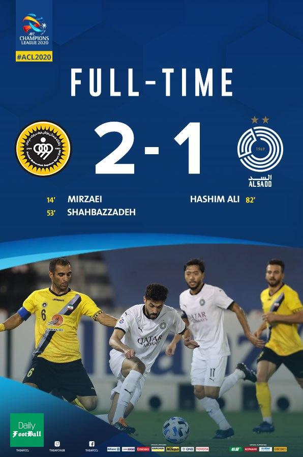نتیجه بازی برگشت سپاهان و السد در مرحله گروهی لیگ قهرمانان آسیا