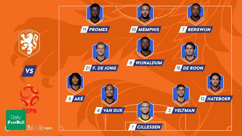 ترکیب تیم ملی هلند مقابل لهستان برای بازی امشب 14 شهریور 99