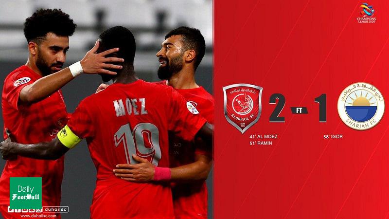 نتیجه بازی الدحیل و الشارجه/ پیروزی الدحیل با گلزنی رامین رضاییان