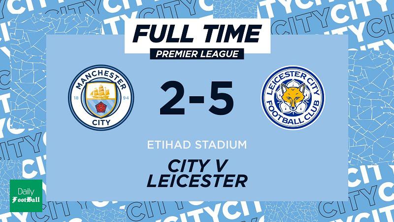 نتیجه بازی منچسترسیتی و لسترسیتی/ شکست تحقیرآمیز آبی ها