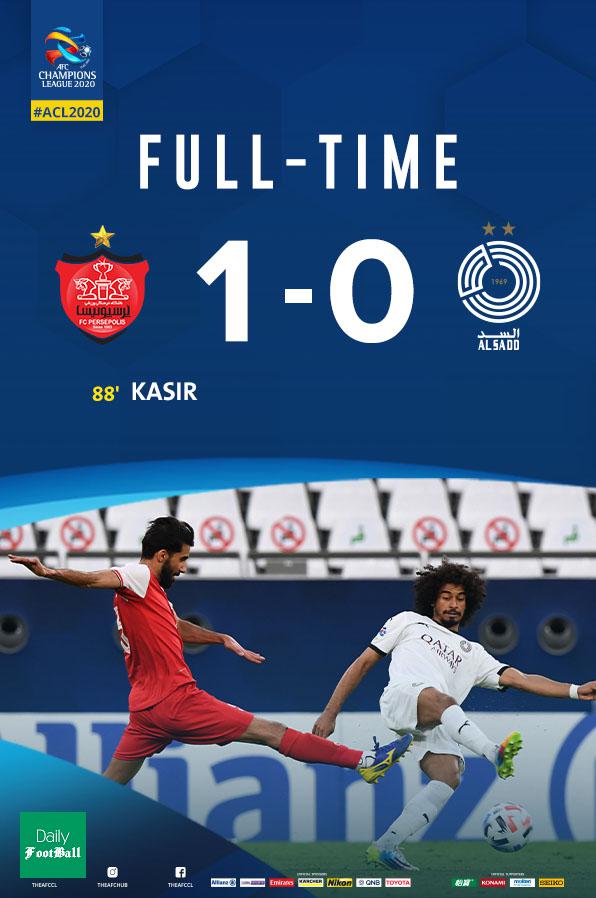 نتیجه بازی پرسپولیس و السد قطر در یک هشتم نهایی لیگ قهرمانان آسیا