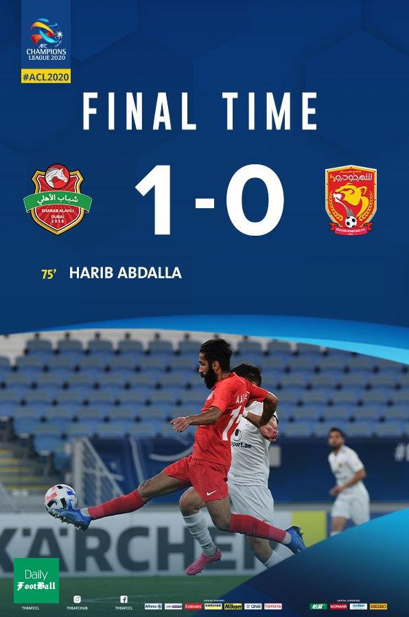 نتیجه دیدار شهرخودرو و شباب الاهلی امارات امشب دوشنبه 24 شهریور 99