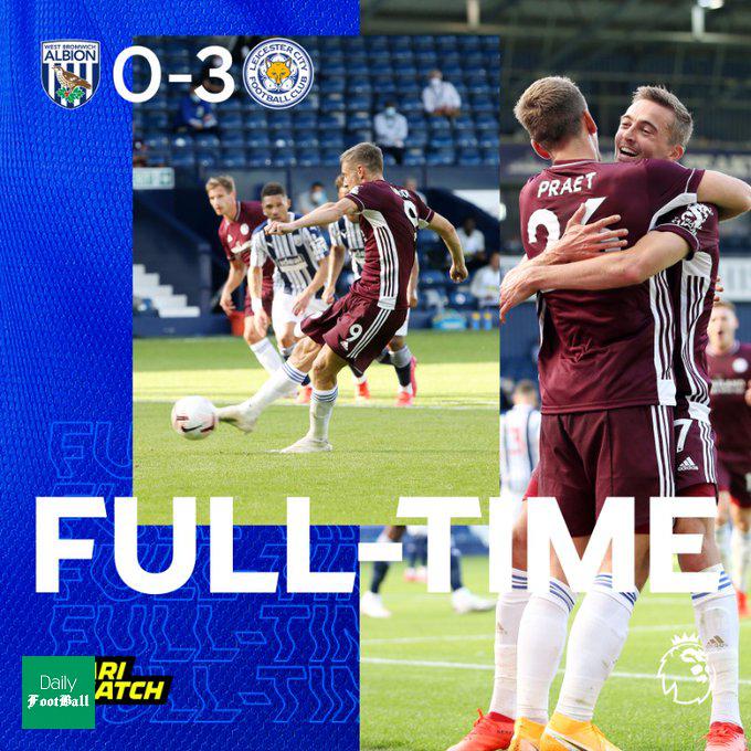 نتیجه بازی لسترسیتی و وست برومویچ/ استارت 3 امتیازی روباه ها