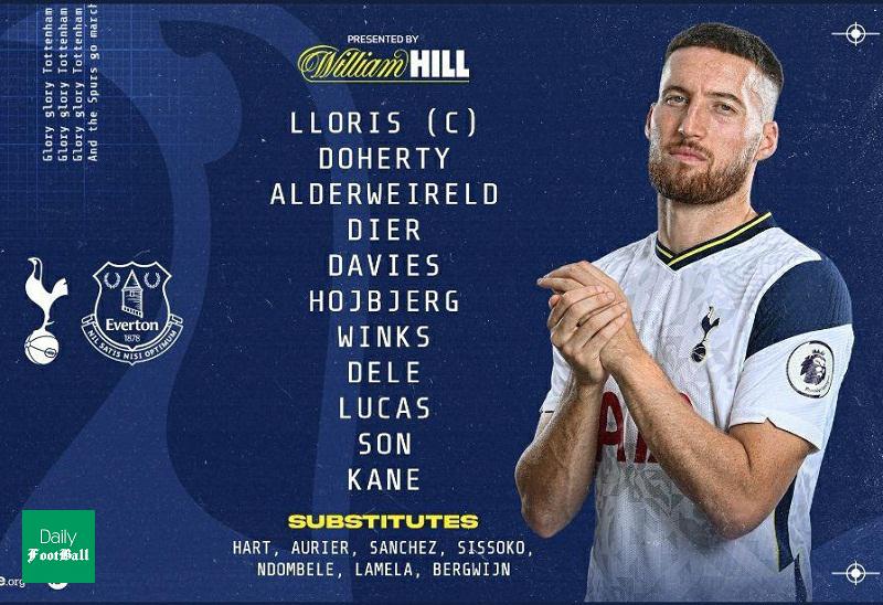 ترکیب تاتنهام مقابل اورتون برای بازی امشب 23 شهریور 99