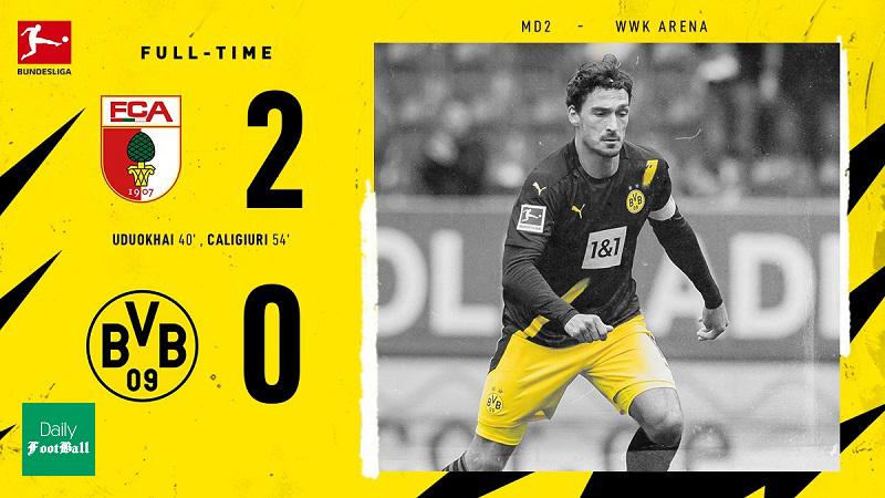 نتیجه بازی دورتموند و آگزبورگ/ شکست خارج از خانه زنبورها