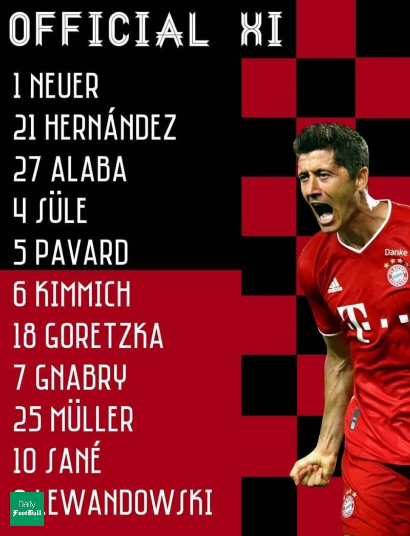 ترکیب بایرن مونیخ مقابل سویا برای بازی امشب 3 مهر 99