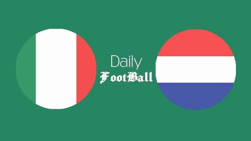 پخش زنده بازی ایتالیا و هلند امشب چهارشنبه 23 مهر 99